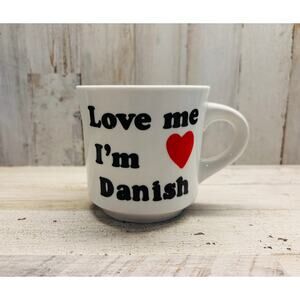 Love me I'm Danish Mug Coffee Cup NWOT